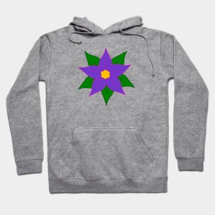 Purple Poinsettia Hoodie